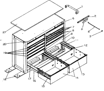 Part Location Diagram of 13859A2-DSO Craftsman Handle