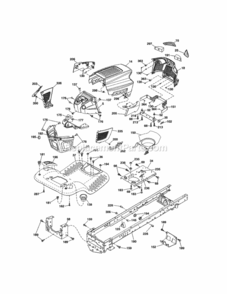 Part Location Diagram of 580485903 Craftsman Upper.Dash.B