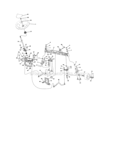 Page E Diagram and Parts List for 917203810  Craftsman Lawn Tractor