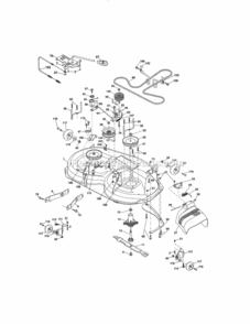 Page G Diagram and Parts List for 917203810  Craftsman Lawn Tractor