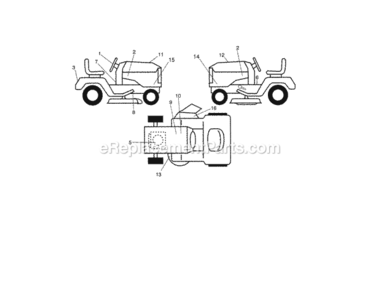 Part Location Diagram of 424102 Craftsman Decal, Warning Spark Arrestor