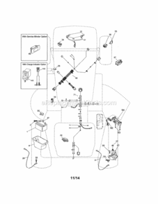 Page A Diagram and Parts List for 917203830  Craftsman Lawn Tractor