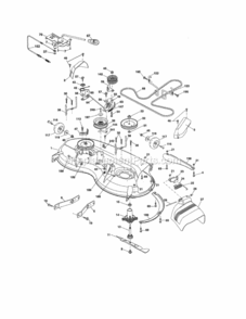 Page G Diagram and Parts List for 917203830  Craftsman Lawn Tractor