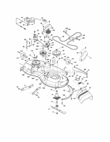 Page G Diagram and Parts List for 917203840  Craftsman Lawn Tractor