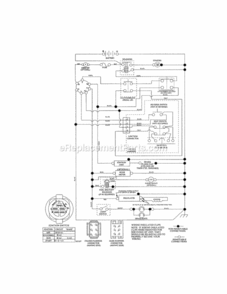 Page K Diagram and Parts List for 917203850  Craftsman Lawn Tractor