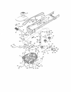 Page C Diagram and Parts List for 917203850  Craftsman Lawn Tractor