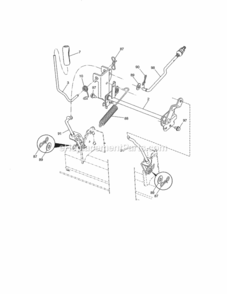Page H Diagram and Parts List for 917203850  Craftsman Lawn Tractor