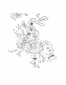 Page G Diagram and Parts List for 917203860  Craftsman Lawn Tractor