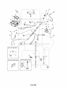 Part Location Diagram of 581023401 Husqvarna Harness