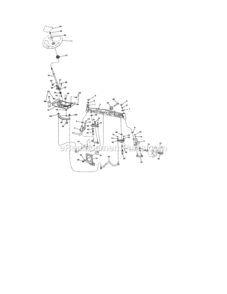 Page E Diagram and Parts List for 917203910  Craftsman Lawn Tractor