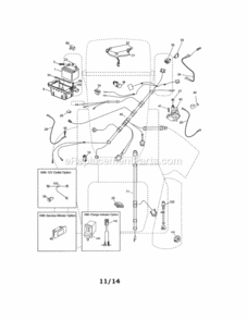 Page A Diagram and Parts List for 917203920  Craftsman Lawn Tractor
