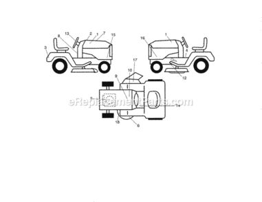Part Location Diagram of 586506501 Craftsman Decal, Warning