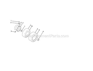 Part Location Diagram of 400404X417 Craftsman Rim.Asm.12-In.R