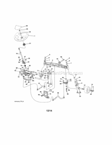 Page E Diagram and Parts List for 917204020  Craftsman Lawn Tractor