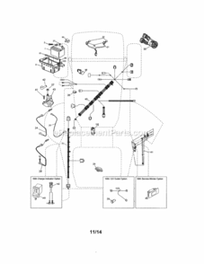 Page A Diagram and Parts List for 917204030  Craftsman Lawn Tractor