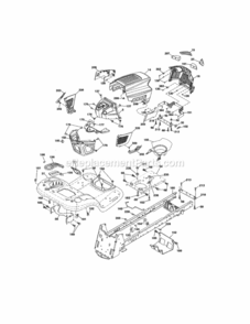 Part Location Diagram of 583750101 Husqvarna CONSOLE.DECKLIFT.BLK.12.POS