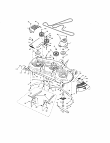 Page F Diagram and Parts List for 917204030  Craftsman Lawn Tractor