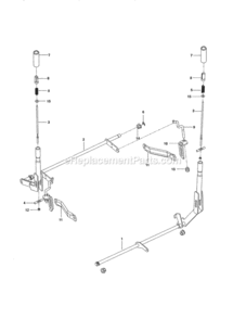 Page E Diagram and Parts List for 917204130  Craftsman Lawn Tractor