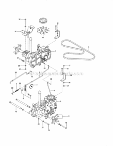 Page F Diagram and Parts List for 917204130  Craftsman Lawn Tractor