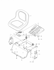 Page I Diagram and Parts List for 917204130  Craftsman Lawn Tractor
