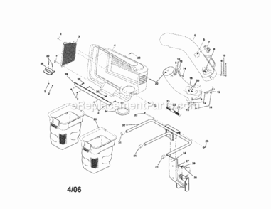 Page A Diagram and Parts List for 917248900  Craftsman Lawn Tractor Accessories