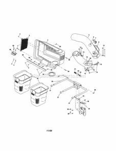 Page A Diagram and Parts List for 917249030  Craftsman Lawn Tractor Accessories