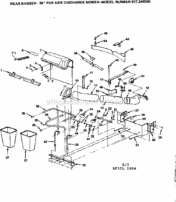 Part Location Diagram of 4946H Craftsman Pal Nut