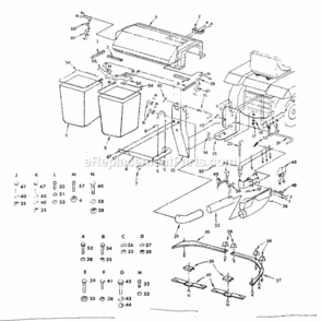 Part Location Diagram of 86670 Generac Upper Housing Fan