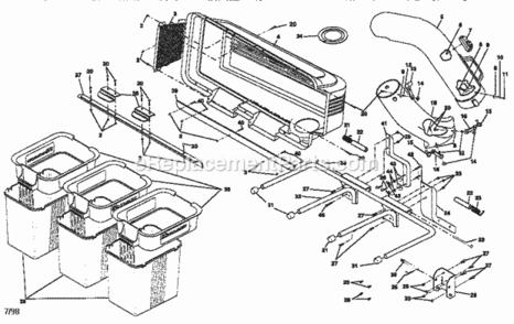 Part Location Diagram of 145578 Craftsman Lower Chute