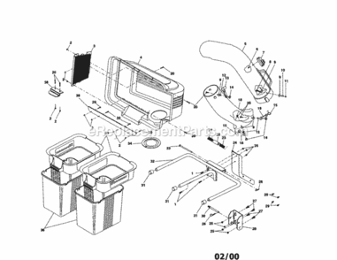 Part Location Diagram of 170470 Craftsman Manual.O.249