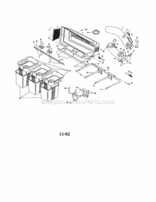Page A Diagram and Parts List for 917249850  Craftsman Lawn Tractor Accessories