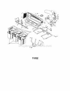 Page A Diagram and Parts List for 917249870  Craftsman Lawn Tractor Accessories