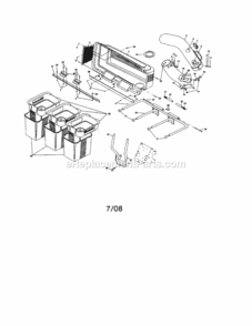 Page A Diagram and Parts List for 917249900  Craftsman Lawn Tractor Accessories