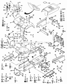 Part Location Diagram of 123784X417 Craftsman Fender