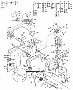 Part Location Diagram of 121168X Craftsman Spindle Left Hand