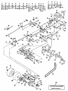 Part Location Diagram of 583004801 Craftsman Throttle Control