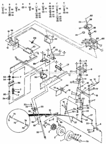 Page D Diagram and Parts List for 917250031  Craftsman Lawn Tractor
