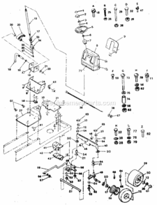 Part Location Diagram of 582062001 Husqvarna Control Choke