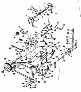 Page A Diagram and Parts List for 917250090  Craftsman Lawn Mower