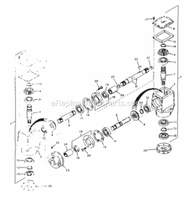 Page B Diagram and Parts List for 917250120  Craftsman Lawn Mower