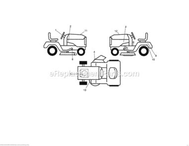 Part Location Diagram of 441312 Craftsman Decal, Replacement