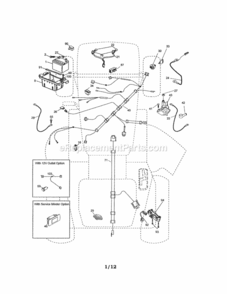 Page A Diagram and Parts List for 917250230  Craftsman Lawn Tractor