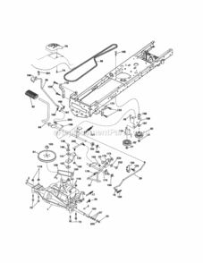 Page C Diagram and Parts List for 917250230  Craftsman Lawn Tractor