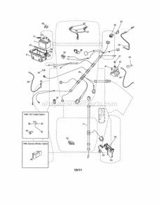 Page A Diagram and Parts List for 917250240  Craftsman Lawn Tractor