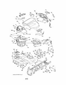 Part Location Diagram of 583733101 Husqvarna Fender.tex.gt.ergo.side.fill