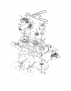 Page G Diagram and Parts List for 917250240  Craftsman Lawn Tractor