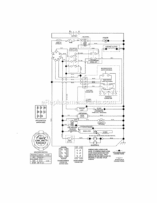 Page K Diagram and Parts List for 917250241  Craftsman Lawn Tractor