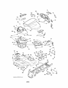 Page B Diagram and Parts List for 917250241  Craftsman Lawn Tractor