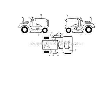 Page I Diagram and Parts List for 917250241  Craftsman Lawn Tractor