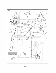 Page A Diagram and Parts List for 917250250  Craftsman Lawn Tractor